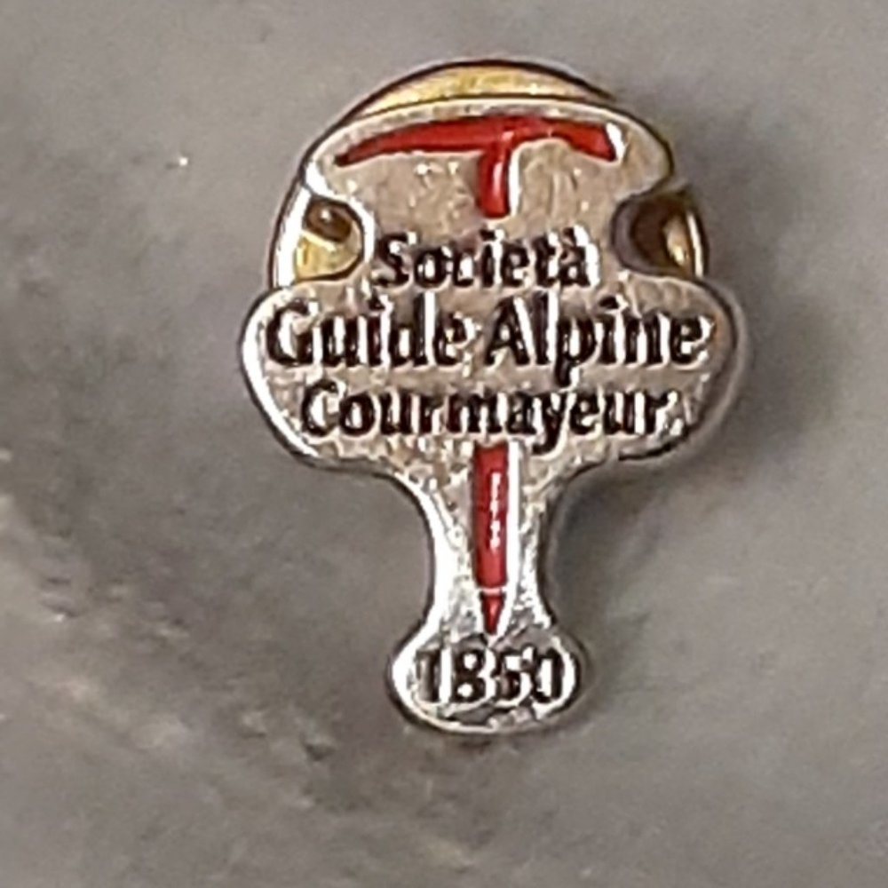 Alpine Guide Pin Courmayeur 1850